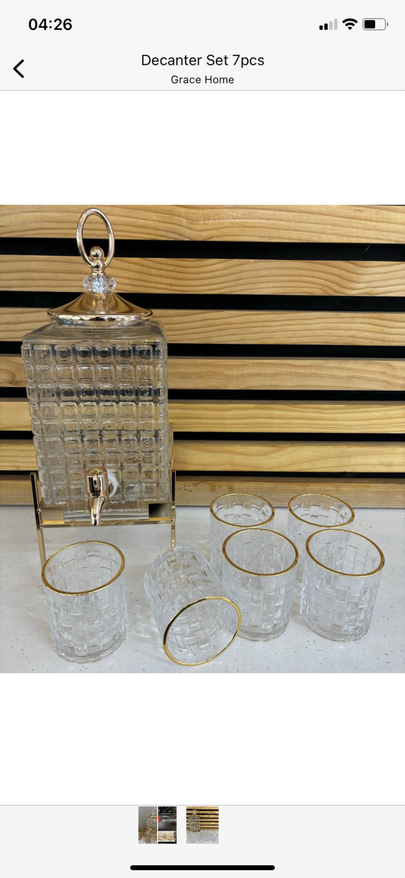Luxury 7-Piece Cocktail Decanter Set - Image 9